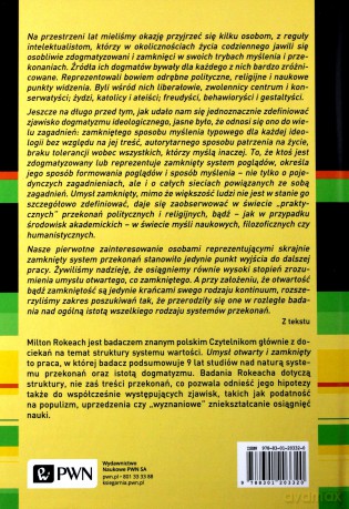 Umysł Otwarty i Zamknięty - Milton Rokeach [KSIĄŻKA]