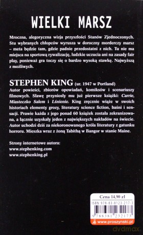 Wielki Marsz (pocket) - Stephen King [KSIĄŻKA]