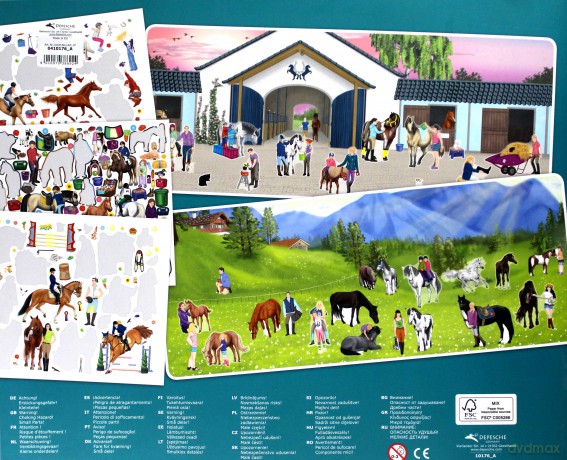 Zestaw Kreatywny z Naklejkami Happy Horses Dreams