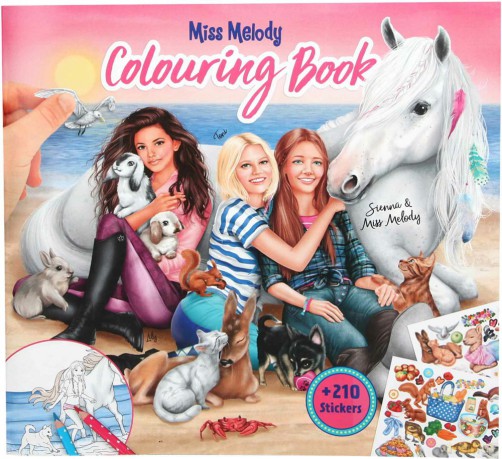 Zestaw z Naklejkami Dress Me Up Miss Melody
