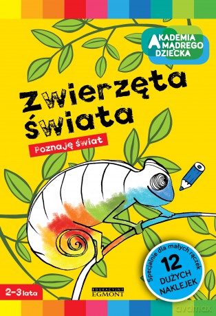 Zwierzęta Świata. Akademia Mądrego Dziecka. Poznaję Świat - Marzena Dobrowolska [KSIĄŻKA]
