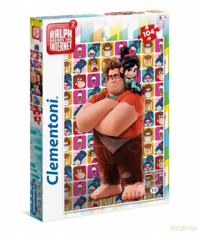 CLEMENTONI 104 el. Super Color - Ralph [PUZZLE]