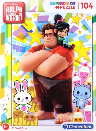 CLEMENTONI 104 el. Super Color - Ralph [PUZZLE]