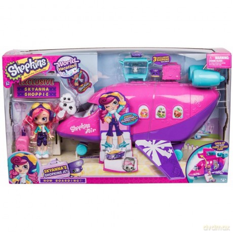 Figurki Shopkins Sezon 8 Wakacje - Zestaw Samolot [FIGURKA]