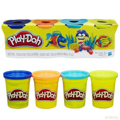 Masa plstyczna PlayDoh 4-pak Bold Color