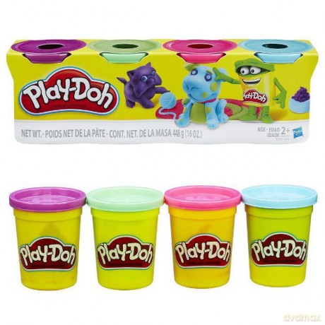 Masa plstyczna PlayDoh 4-pak Bright Color