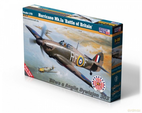 Model plastikowy Hurricane Mk Ia Bitwa o Anglię