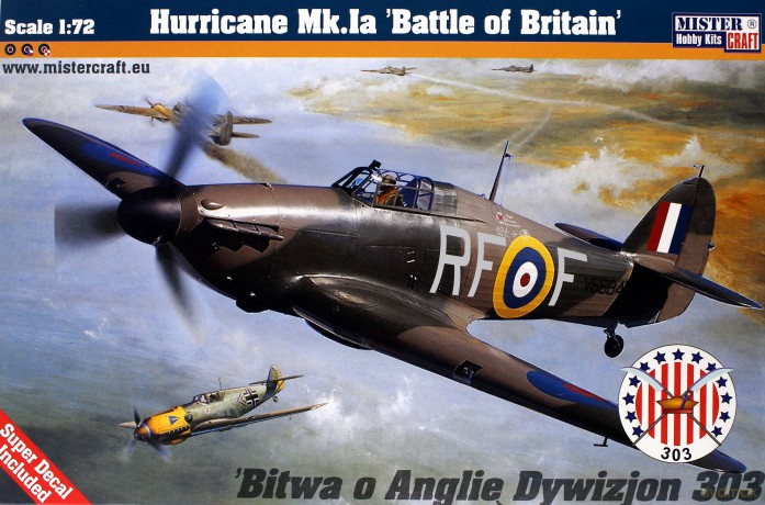 Model plastikowy Hurricane Mk Ia Bitwa o Anglię