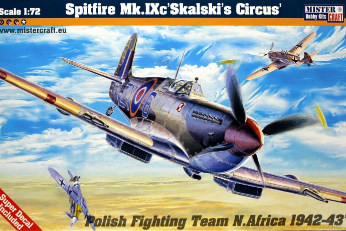 Model plastikowy Spitfire Mk IX Skalski Circus