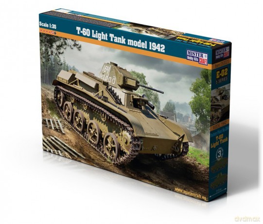 Model plastikowy T-60 czołg lekki