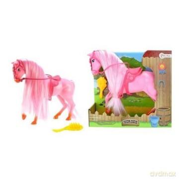 TOITOYS Duży koń w kolorze różowym [FIGURKA]
