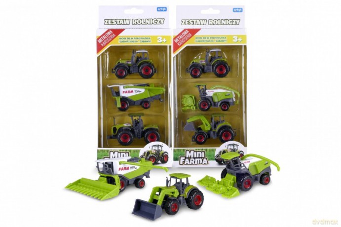 Traktory metalowe Mini Farma (wysyłka losowa)