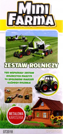 Traktory metalowe Mini Farma (wysyłka losowa)