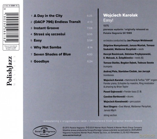 Wojciech Karolak: Easy! [CD]