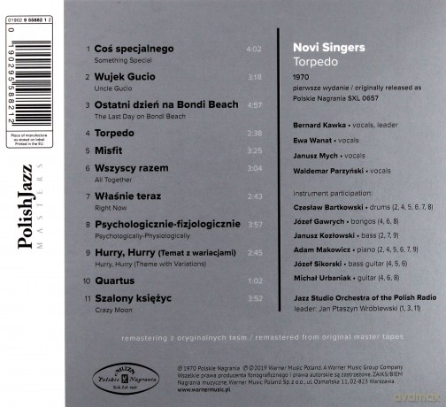 Novi Singers: Torpedo [CD]