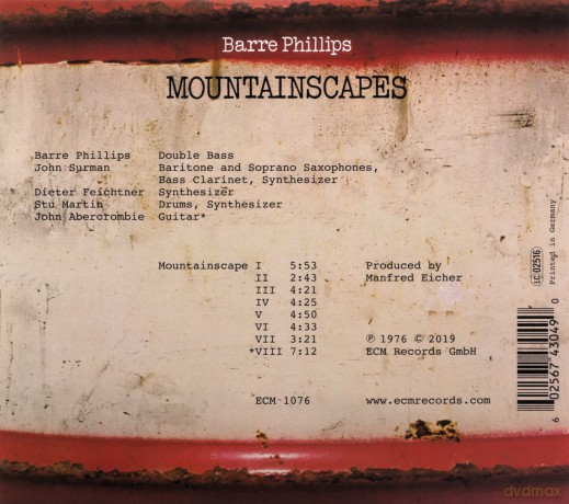 Phillips Barre: Touchstones: Mountainscapes [CD]