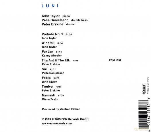 Peter Erskine Trio: Touchstones: Juni [CD]