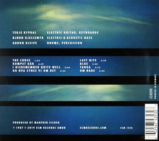 Terje Rypdal: Touchstones: Blue [CD]