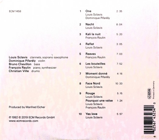 Louis Sclavis: Touchstones: Rouge [CD]