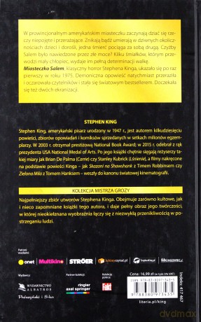 Miasteczko Salem - Stephen King [KSIĄŻKA]