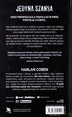 Jedyna szansa - Harlan Coben [KSIĄŻKA]