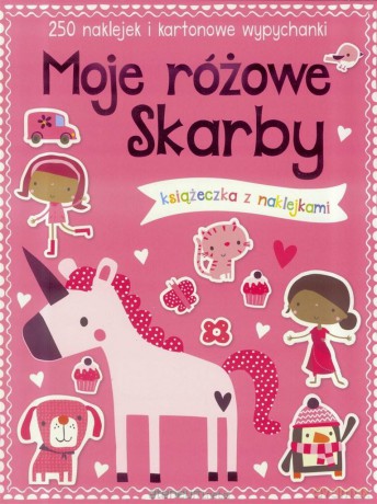 250 naklejek - Moje różowe skarby [KSIĄŻKA]