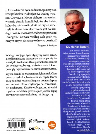 7 minut na ambonie. Homilie na rok C - ks. Marian Bendyk [KSIĄŻKA]
