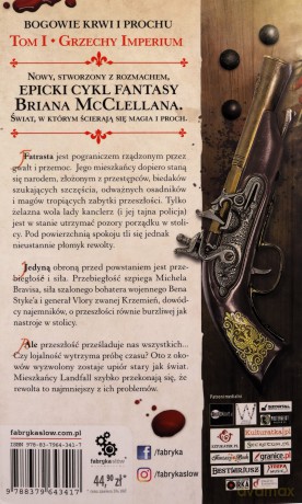 Bogowie krwi i prochów (Tom 1) Grzechy Imperium - Brian McClellan [KSIĄŻKA]