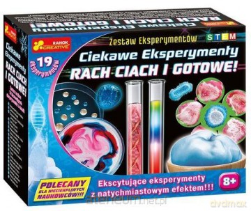 Ciekawe eksperymenty. Rach ciach i gotowe