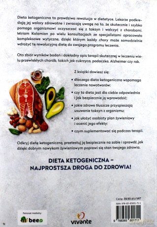 Dieta ketogeniczna w walce z rakiem - Miriam Kalamian [KSIĄŻKA]