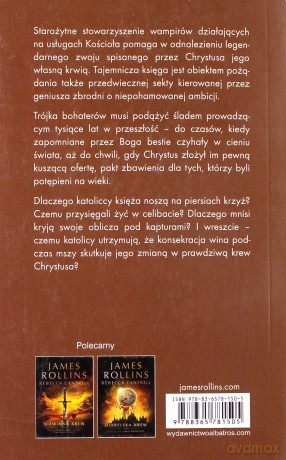 Ewangelia krwi (pocket) - James Rollins, Rebecca Cantrell [KSIĄŻKA]