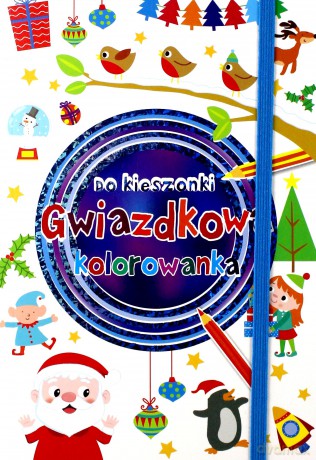 Gwiazdkowa kolorowanka do kieszonki [KSIĄŻKA]