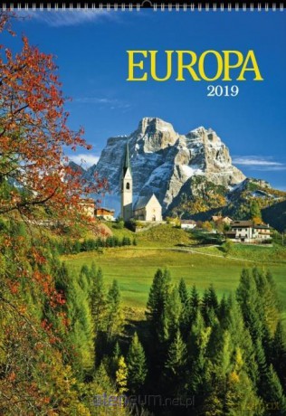 Kalendarz 2019 Wieloplanszowy Europa [KALENDARZ]