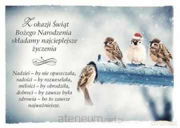 Kartka Boże Narodzenie 1 - Nadziei - by nie