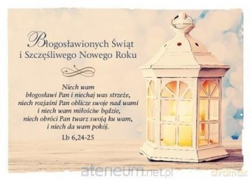 Kartka Boże Narodzenie 2 - Niech wam błogosławi