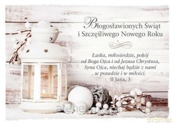 Kartka Boże Narodzenie 3 - Łaska, miłosierdzie