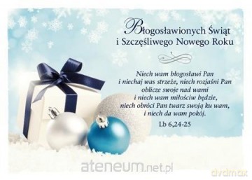 Kartka Boże Narodzenie 5 - Niech wam błogosławi