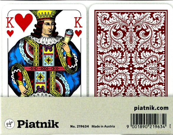 Karty standard Wiedeńskie nieco większe [KARTY]