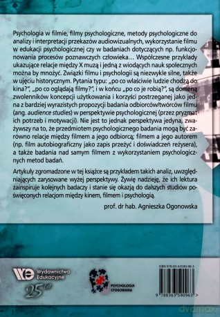 Kino, film, psychologia - Agnieszka Ogonowska [KSIĄŻKA]