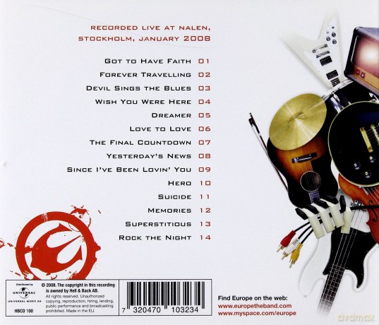 Europe: Almost Unplugged [CD]