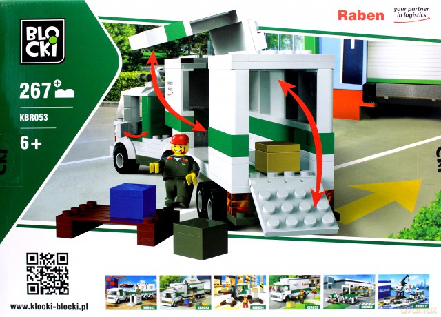 Klocki Blocki Raben Long Truck [KLOCKI]