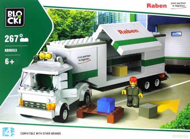 Klocki Blocki Raben Long Truck [KLOCKI]