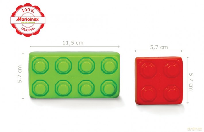Marioinex Klocki Cegły Junior 25 elementów [KLOCKI]