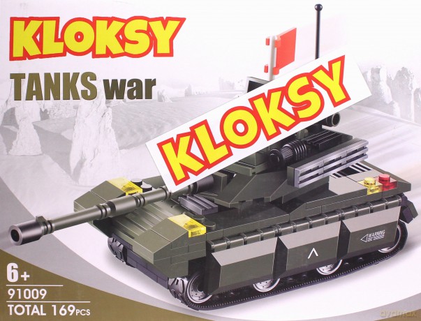 Klocki Kloksy Armia czołg 169 el. [KLOCKI]