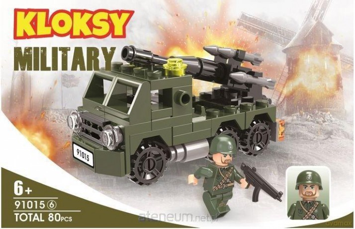 Klocki Kloksy Armia wyrzutnia rakiet 80 el. [KLOCKI]