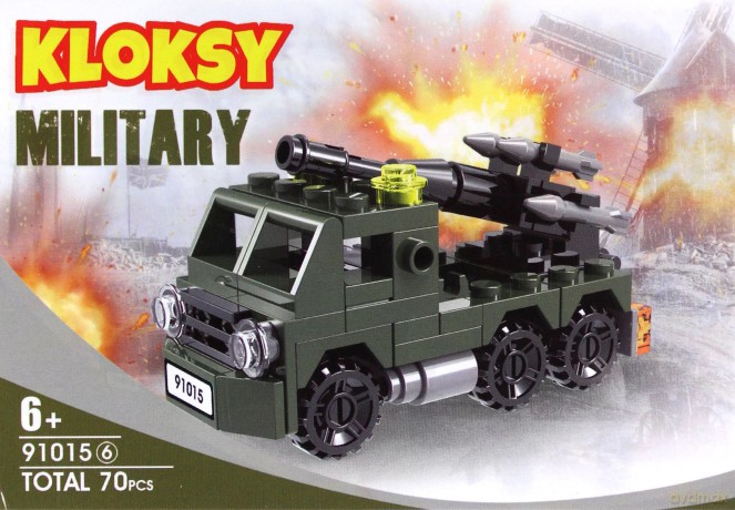 Klocki Kloksy Armia wyrzutnia rakiet 80 el. [KLOCKI]