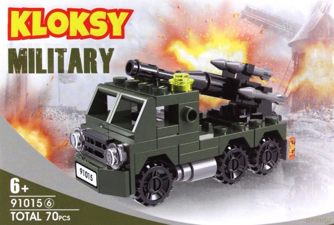 Klocki Kloksy Armia wyrzutnia rakiet 80 el. [KLOCKI]