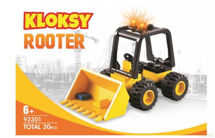 Klocki Kloksy Maszyny budowlane ładowarka 40 el. [KLOCKI]