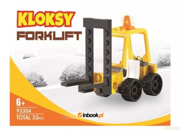 Klocki Kloksy Maszyny budowlane wózek widłowy [KLOCKI]