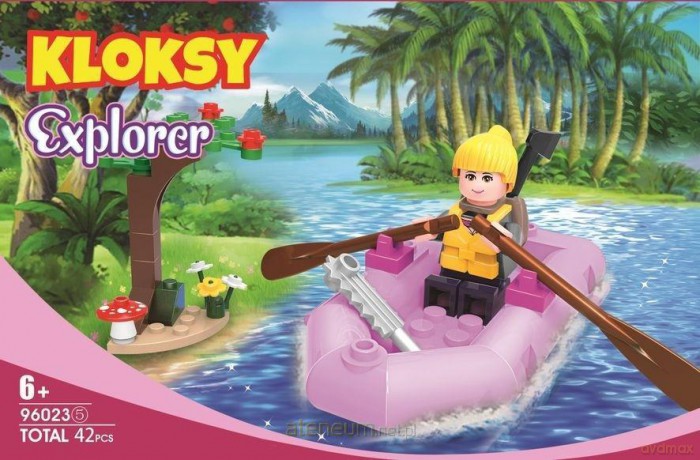 Klocki Kloksy Odkrywczyni 42 el. [KLOCKI]